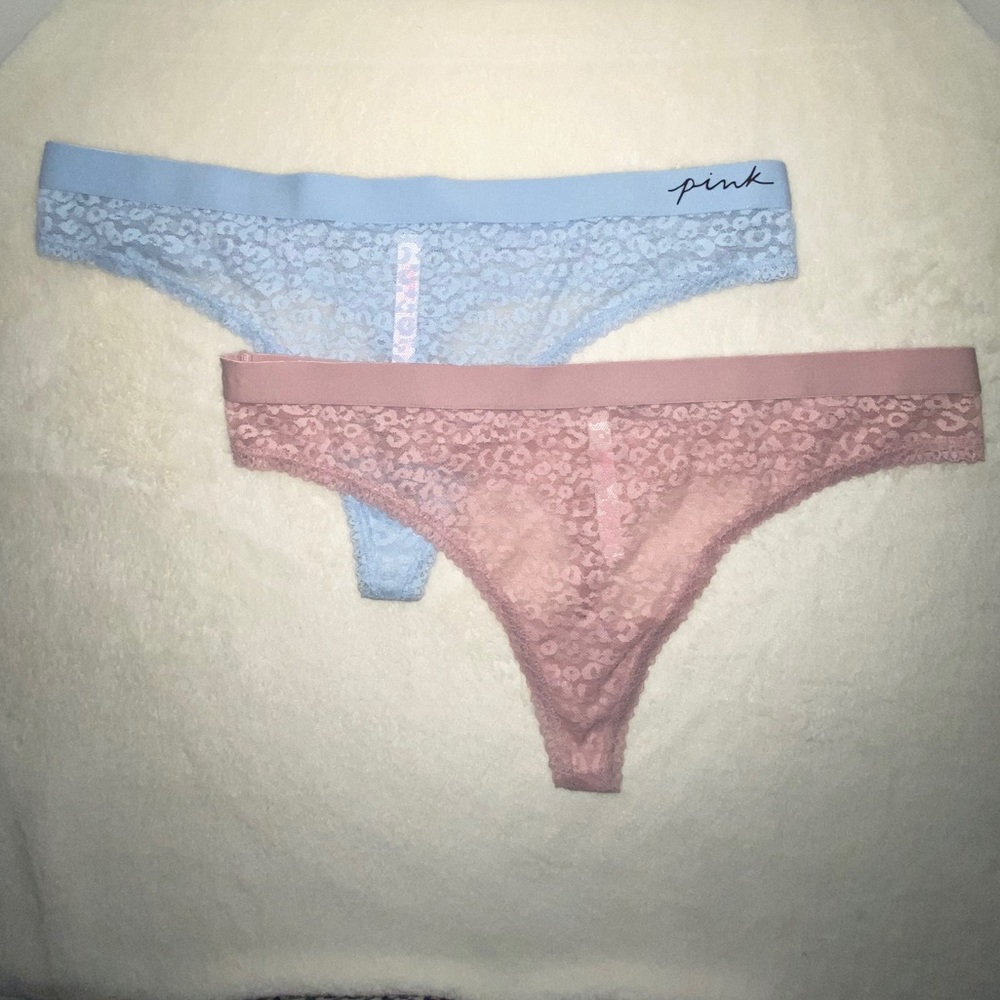 Victoria’s Secret PINK 2 Pack Lace Thong Panties